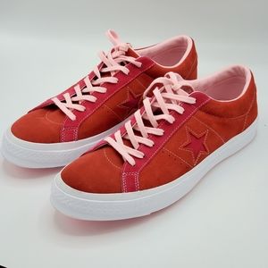 CONVERSE ONE STAR RED/PINK SNEAKER MEN SHOES SZ 13